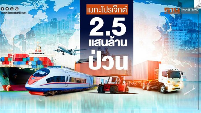 “โควิด”ป่วนเมกะโปรเจ็กต์ 2.5แสนล้าน