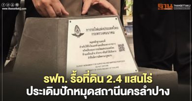 รฟท.รื้อที่ดิน2.4แสนไร่ประเดิมปักหมุดสถานีนครลำปาง