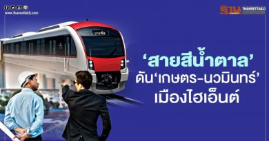 รถไฟฟ้า ‘สายสีนํ้าตาล’ ดัน‘เกษตร-นวมินทร์’ เมืองไฮเอ็นต์