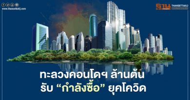 ทะลวงคอนโดฯ ล้านต้น รับ ‘กำลังซื้อ’ยุคโควิด