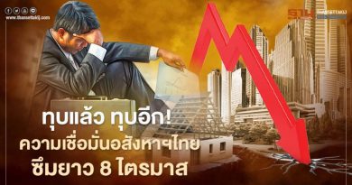โควิด ฉุดความเชื่อมั่นอสังหาฯไทย ซึมยาว 8 ไตรมาส